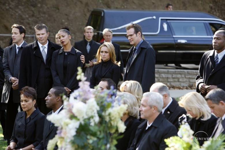 Hayden Panettiere e Jack Coleman in una scena di Let It Bleed dalla quarta stagione di Heroes