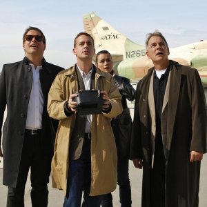 Michael Weatherly, Sean Murray, Cote de Pablo, Mark Harmon nell'episodio Ignition di Navy NCIS