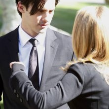 Milo Ventimiglia e Hayden Panettiere in una scena di Let It Bleed dalla quarta stagione di Heroes