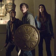 Logan Lerman Brandon T Jackson E Alexandra Daddario Protagonisti Del Film Percy Jackson E Gli Dei Dell Olimpo Il Ladro Di Fulmini 143763