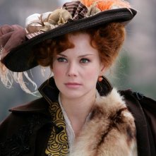 Andrea Osvart in una scena della fiction Lo scandalo della Banca Romana