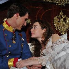 Una romantica Cristiana Capotondi con David Rott nella fiction 'Sissi'