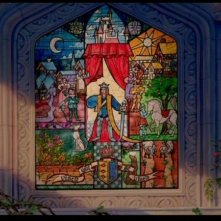 Una delle scene iniziali del cartoon La bella e la bestia