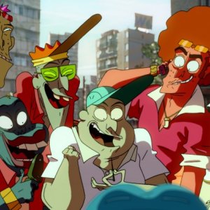 Un'immagine del film d'animazione Les Lascars