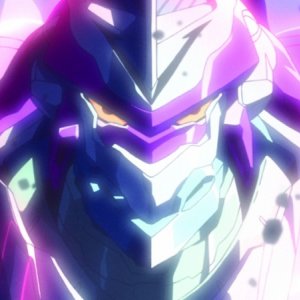 Una scena del film d'animazione Eureka Seven - Good Night, Sleep Tight, Young Lovers