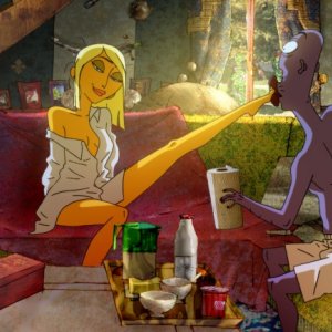 Una scena del film d'animazione Les Lascars