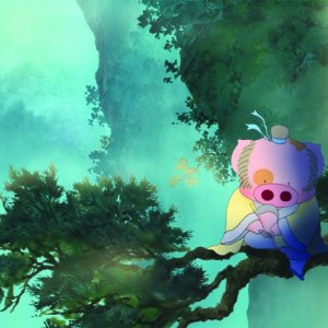 Una scena del film d'animazione McDull, Kung Fu Kindergarten