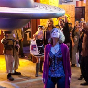 Chloe (Allison Mack) in una scena dell'episodio Warrior di Smallville