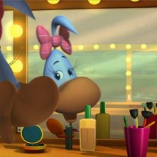 La paperina Diva in un'immagine tratta da Cuccioli - Il codice di Marco Polo