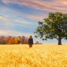 Saoirse Ronan in un'immagine suggestiva del film Amabili resti