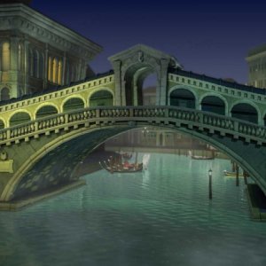 Un'immagine del Canal Grande che fa da sfondo alle avventure di Cuccioli - Il codice di Marco Polo