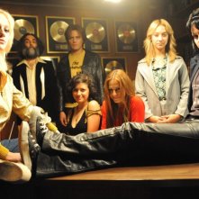 Una foto del gruppo rock anni '70: 'The Runaways' nell'omonimo film