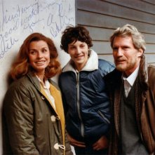Christopher Connelly, Christian Fassetta e Senta Berger sul set de La stagione delle pioggie