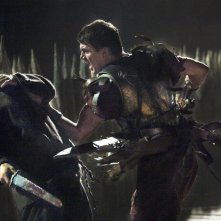 Marcus Aquila (Channing Tatum) in una sequenza d'azione nel film The Eagle of the Ninth