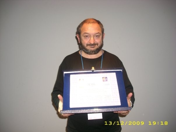 Orfeo Orlando Con Il Premio Ricevuto Per Il Film The Real Life Al Pistoia Corto Film Festival 2009 144684