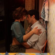 Teresa Saponangelo e Pierfrancesco Favino in una sequenza del film Cosa voglio di più