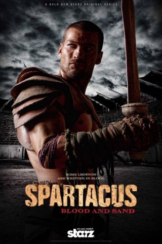 Un poster della serie Spartacus: Blood and Sand