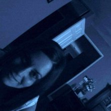 Una immagine di Katie Featherston in una scena del fenomeno-horror Paranormal Activity