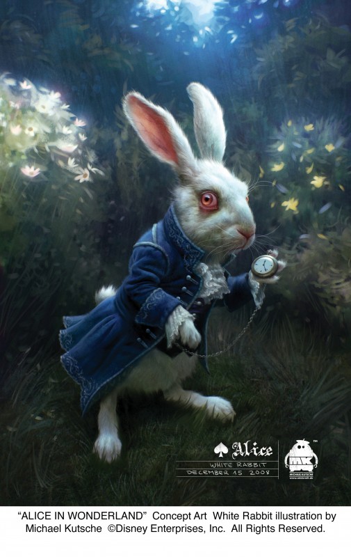 Alice In Wonderland Concept Art Realizzato Da Michael Kutsche Per Il Bianconiglio 145152
