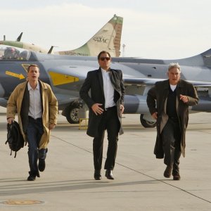 Una sequenza dell'episodio Ignition di Navy NCIS con Sean Murray, Michael Weatherly e Mark Harmon