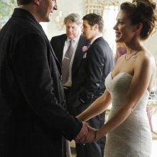 Alyssa Milano e Nathan Fillion nell'episodio A Rose for Everafter di Castle