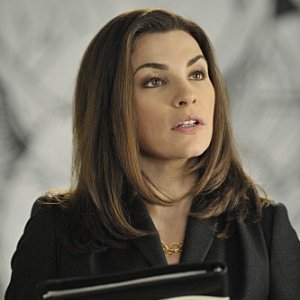 Julianna Margulies in una scena dell'episodio Bad di The Good Wife