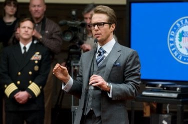 Sam Rockwell in una scena di Iron Man 2