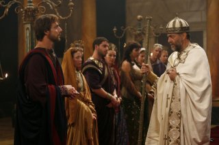 Alessandro Preziosi e Andrea Giordana nel film TV su Sant'Agostino