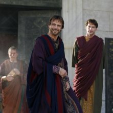 Alessandro Preziosi in un momento della miniserie su Sant'Agostino