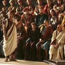 Alessandro Preziosi in una scena del film TV su Sant'Agostino