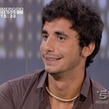 Ferdi Berisa nel corso di una puntata di Pomeriggio Cinque