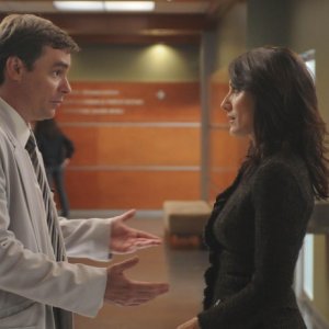 Robert Sean Leonard e Lisa Edelstein in una scena di Wilson dalla sesta stagione di Dr. House: Medical Division