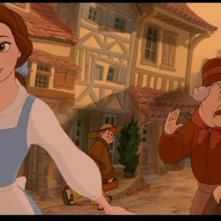 Belle in una scena del film animato La bella e la bestia (1991)