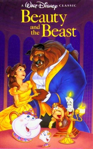 Locandina del cartoon La bella e la bestia ( 1991 )