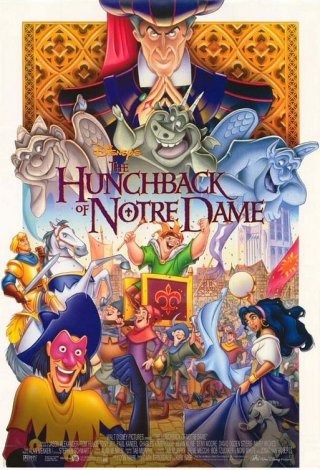 Poster del film d'animazione Il gobbo di Notre Dame (1996)
