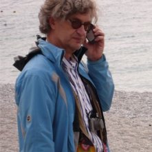 Wim Wenders sul set de Il Volo