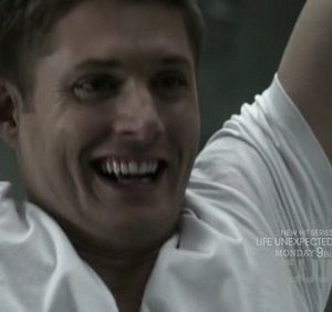 Supernatural: Jensen Ackles in una scena dell'episodio Sam, Interrupted