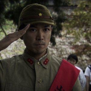 Una scena del film Caterpillar in concorso a Berlino 2010