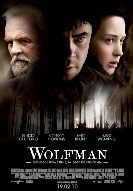 La Locandina Italiana Del Film The Wolfman 146135