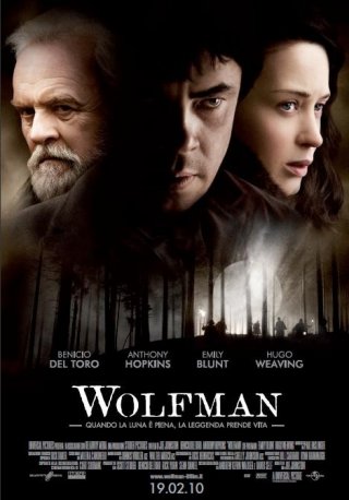 La locandina italiana del film The Wolfman