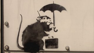Un'immagine dal film Exit Through the Gift Shop
