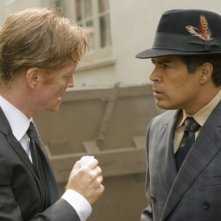 Caprica: Eric Stoltz e Esai Morales nell'episodio The Reins of a Waterfall