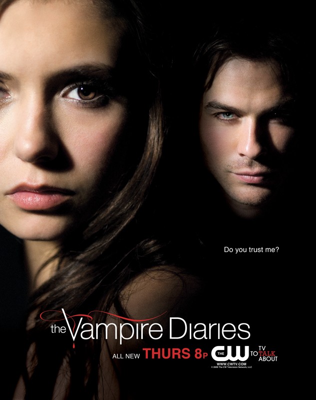 Un Nuovo Poster Della Cw Per La Prima Stagione Di Vampire Diaries Con Nina Dobrev E Ian Somerhalder 146261