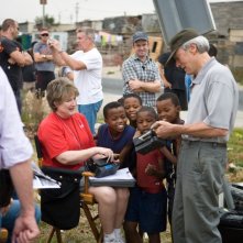 Clint Eastwood E Mable Mccrary Supervisore Alla Sceneggiatura Sul Set Del Film Invictus 146398