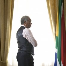 Morgan Freeman e i colori del Sudafrica in un'immagine del film Invictus