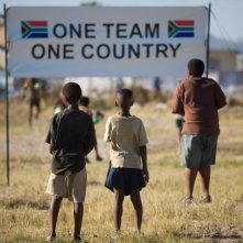 Un'immagine pacifista dal film Invictus