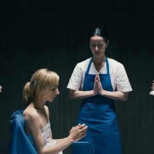 Sylvie Testud in una scena del film Lourdes