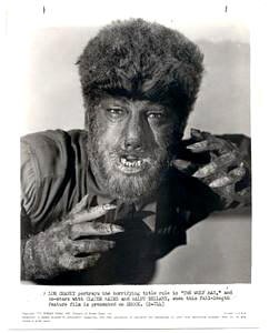 Claude Rains è L'uomo lupo in una immagine promozionale del film del 1941.