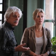 Margherita Buy e Michele Placido in una scena del film Genitori & figli - Agitare bene prima dell'uso
