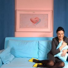 Un'immagine colorata di Vladimir Luxuria.